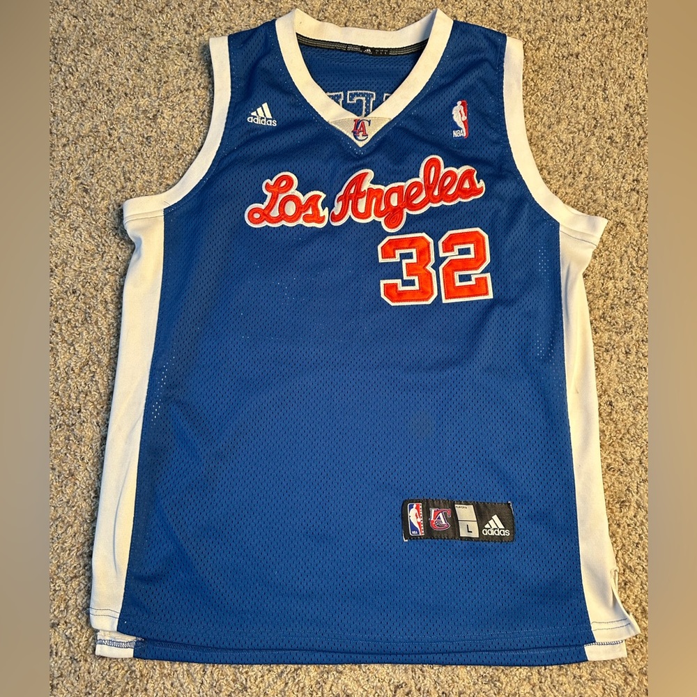 VTG Blake Griffin Los Angeles Clippers Blue Basketball Jersey Large Stitched